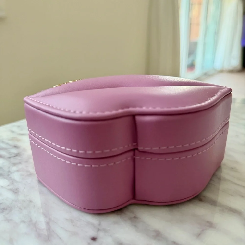 💋 Kendra Scott Pink Lips Shape Trinket Stash Jewelry Box